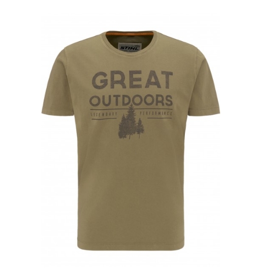 Футболка оливковая STIHL OUTDOORS, размер XXL (04201000764)