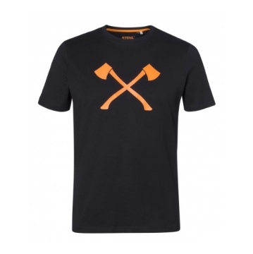 Футболка чёрная STIHL AXE, размер L (04205000656)