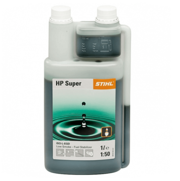 Масло 2-х тактное STIHL Super HP 1:50, полусинтетическое, с дозатором, 1 литр (07813198054)
