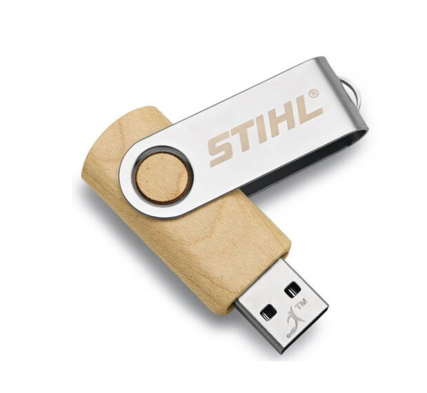 Флэш-карта USB-Stick 16Гб дерево STIHL (04645750060)