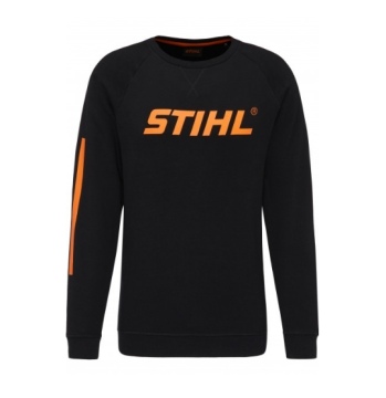 Свитшот чёрный с лого на груди STIHL, размер M (04209000352)