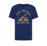 Футболка синяя STIHL MAY NATURE BE WITH YOU, размер L (04201000056)