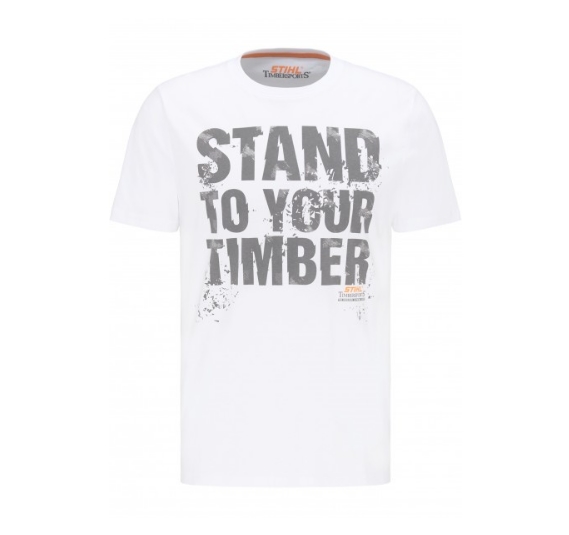 Футболка белая STIHL STAND TO YOUR TIMBER, размер XL (04205000860)
