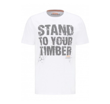 Футболка белая STIHL STAND TO YOUR TIMBER, размер XL (04205000860)