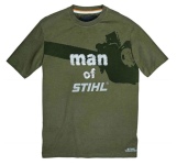 Футболка зеленая STIHL, размер XS (09887050044)