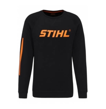Свитшот чёрный с лого на груди STIHL, размер XL (04209000360)