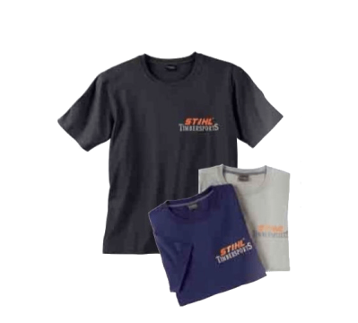Футболка серая с коротким рукавом STIHL Timbersport, размер S (09891001109)