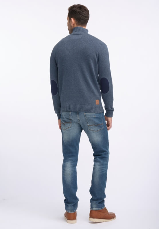 Пуловер синий STIHL, размер M (04201200452)